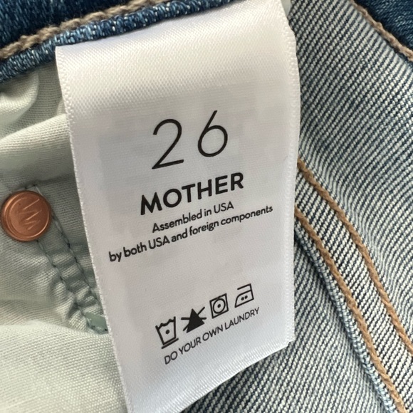 Mother HIGH WAISTED RIDER ANKLE FRAY - Picture 11 of 12
